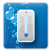 50% (1 in 2) captures with a value show : -5&deg;C (23&deg;F) and the average overall is 10&deg;C (50&deg;F)