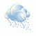 Weather: Heavy rain shower (Strong enough to get things wet very quickly)