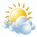 Weather: Sunny intervals (Clouds obscure around 40% of the sky)