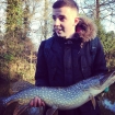 Joe Barnacle 9lbs 0oz Pike from Staffs And Worcester Canal