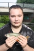 1lbs 1oz Roach from South Wigston Canal (Crow Mills). First fish of the day double red maggot