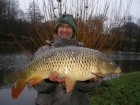 10lbs 8oz Common Carp from Sweet Chestnut Lake. Lake had just become ice free, so did an hour at dusk with pole float and lobworm. Had an 8oz Perch then hooked something that took me all over the