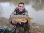 9lbs 12oz Mirror Carp from marchamley fishery using Dynamite Baits - The Source.
