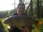 Damian Cyples 19lbs 1oz Common Carp from Private Syndicate using Nutrabaits Pineapple Pop-up.