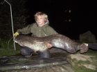 Tom Day 63lbs 8oz catfish from Lodge Lakes