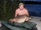 37lbs 10oz carp from gigantica using Mainline Cell with a indian spice pop up.