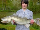13lbs 1oz Zander from millersfrenchfishingholidays. Jordan Hughes, age 14, from Newcastle-Under-Lyme, Staffordshire.