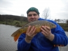 Glyn Jones 4lbs 9oz Mirror Carp from Millride Fishery using Nash Chocolate.. A small but very nice looking fish.