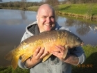 Glyn Jones 17lbs 7oz Mirror Carp from Millride Fishery using Mainline Cell.. MY NEW PB!!!