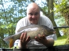 Glyn Jones 7lbs 4oz Common Carp from Local Syndicate using Mainline Sticky Toffee pop up dumbells.