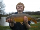 Dean Jones 6lbs 8oz Mirror Carp from millride fishery using pyramid tutti frutti.