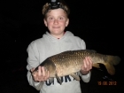 7lbs 12oz Common Carp from millride fishery using dynamite green lipped mussel.