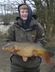 12lbs 15oz Common Carp from turf pool using dynamite baits pinapple and tigernut crunch.