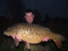 24lbs 8oz Mirror Carp from Linford lakes using Main line cell.