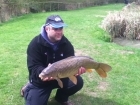 11lbs 8oz carp from normans pools. HAIR RIGGED -HALIBUT PELLET