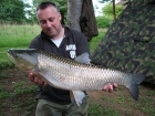 20lbs 9oz Grass Carp from Etang de Cosse using Solar Club Mix (Squid & Octopus, Stimulin and Anchovy).