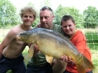 22lbs 15oz Mirror Carp from Etang de Cosse using Solar Club Mix (Squid & Octopus, Stimulin and Anchovy).