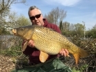 Kieron Axten 16lbs 0oz Common Carp. Cracking week at Burnham on Sea Holiday village as usual. Four half day sessions for a few dozen fish averaging mid double figures. Some loveley looking fish in