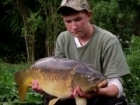 Josh Cox 19lbs 10oz Mirror Carp, JW BAITS.. cracking fish - brilliant fight - really nice condition - from the margin again!