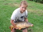 19lbs 5oz Mirror Carp from Norman's Pools. Personal best taken under the overhang bush.