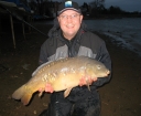 Mick Sumner 17lbs 0oz Mirror Carp from Drayton Reservoir using HBS pineapple.. New Personal Best for Steve Rowe, caught from the centre of the lake on a Chod rig.