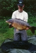 Mick Sumner 26lbs 8oz Carp from Sutton Park. Fence, Hair rig,