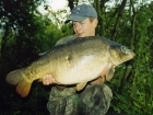 24lbs 0oz Carp from Castlemere. Surface caught, size 8 drennan super specialist, 8lb Berkley XL