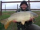 Ann Mcintosh 32lbs 0oz carp from Etang Des Deux Pierres