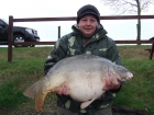 Ann Mcintosh 36lbs 0oz carp from Etang Des Deux Pierres