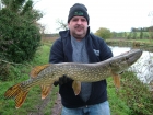 Jerry Adams 10lbs 8oz Pike from Trent And Mersey Canal using Savage Gear.
