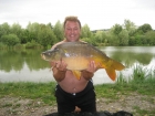 18lbs 13oz Mirror Carp from Le Val Dore using Nash Scopex Squid Liver + Robin Red.