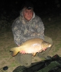 18lbs 4oz Leather Carp from Old Mill Lakes using Nash Scopex Squid Liver + Robin Red.. 15-20m out just on shelf railway side
Fluorocarbon running hair rig
Clear Osprey 'lead'