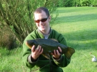 6lbs 1oz Tench from Richworth Linear Fisheries using Active 8.. Caught on Single boilie hookbait fished at 30yards.