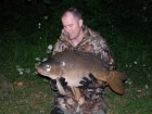 Steve Sherlock 35lbs 0oz Mirror Carp from Utopia. All fish during the week came to the same method of fishing double maize over a heavily baited area using the bait boat. The fish caught during the