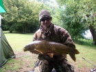 Craig Russell 19lbs 2oz Carp from Bluebell Lakes using 15mm The Source pop up.
