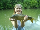 1lbs 7oz Mirror Carp from Leire. My sister caught this not me