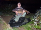Ian Bayliss 29lbs 6oz Carp from Great Linford Lakes using Heathrow baits.. Caught on a solid bag (pellet) setup inline lead