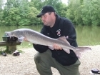 Grahame Stuart 18lbs 0oz Sturgeon from Etangs De Breton using Essex Carp Baits.