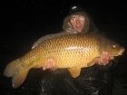 David Trew 24lbs 8oz Common Carp from Walthamstow Reservoirs using nash scopex squid with robin red.. i turned up at the lake with only 2 hours to go before closing in terrential rain and were,nt