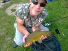 Steven Spilsbury 2lbs 0oz Tench from Leighton Pools