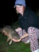 Kirsty Barnett 13lbs 0oz carp from Bain Valley Fisheries using spicy tuna and sweet chilli.