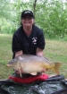 Essex Carp Baits 21lbs 8oz Common Carp from Etangs De Breton using Essex Carp Baits C.I.A Chocolate Intense Amino.