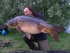 37lbs 8oz Mirror Carp from Cleverly Mere using Essex Carp Baits Pineapple Perils.
