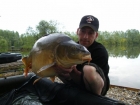 36lbs 8oz Mirror Carp from Le Moulin Du Mee using Essex Carp Baits F.I.A Fish Intensive Amino.