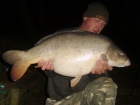 27lbs 12oz Mirror Carp from Rookley Country Park using carp company ice red.