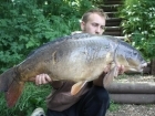 28lbs 4oz Mirror Carp from Rookley Country Park
