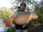 32lbs 8oz Mirror Carp from Rookley Country Park