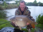 Kevin Pullin 28lbs 10oz Mirror Carp. This lake is looking and getting better every month.