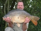 Kevin Pullin 21lbs 9oz Mirror Carp, cc moor and carp company.. First of 7 of a 2 day bash