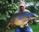 36lbs 5oz carp from Old Schelde using cc-moore.